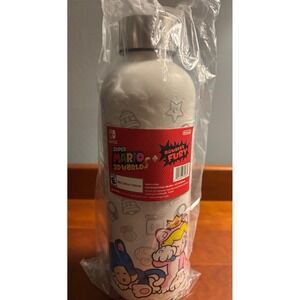 Nintendo Super Mario 3D World Bowsers Fury Promo Water Bottle Cat Mario NEW